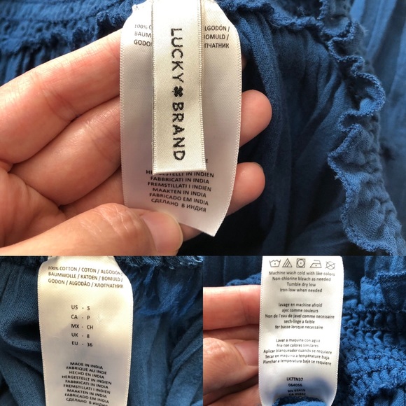 Lucky Brand Stitch In Time Romper - Picture 8 of 8